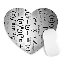 Science Formulas Heart Mousepads by Simbadda