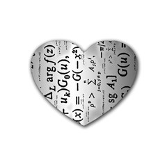 Science Formulas Heart Coaster (4 Pack)  by Simbadda