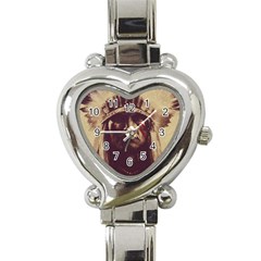 Indian Heart Italian Charm Watch by Simbadda