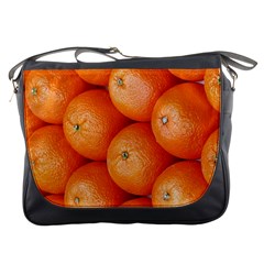 Orange Fruit Messenger Bags by Simbadda