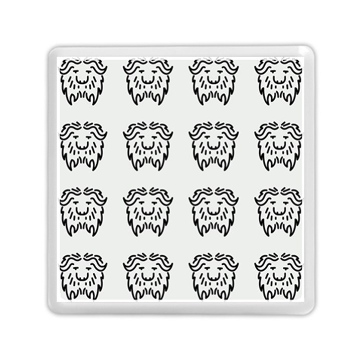 Animal Bison Grey Wild Memory Card Reader (Square) 