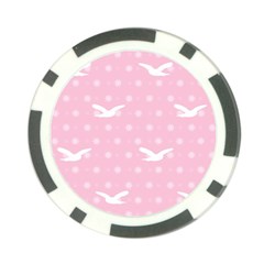 Wallpaper Same Palette Pink Star Bird Animals Poker Chip Card Guard (10 Pack)