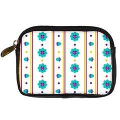 Beans Flower Floral Blue Digital Camera Cases