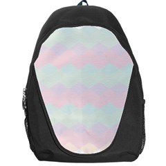 Argyle Triangle Plaid Blue Pink Red Blue Orange Backpack Bag