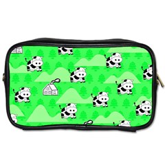 Animals Cow Home Sweet Tree Green Toiletries Bags 2-side by Alisyart