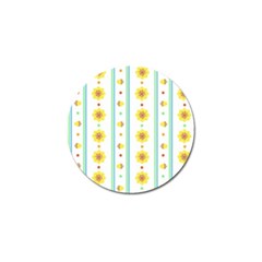 Beans Flower Floral Yellow Golf Ball Marker (4 Pack) by Alisyart