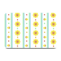 Beans Flower Floral Yellow Plate Mats by Alisyart