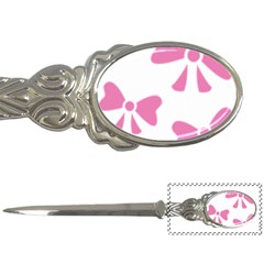 Bow Ties Pink Letter Openers