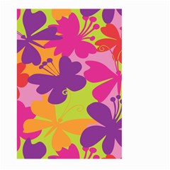 Butterfly Animals Rainbow Color Purple Pink Green Yellow Large Garden Flag (two Sides)