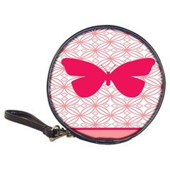 Butterfly Animals Pink Plaid Triangle Circle Flower Classic 20-cd Wallets