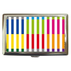 Color Bars Rainbow Green Blue Grey Red Pink Orange Yellow White Line Vertical Cigarette Money Cases