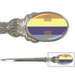 Color Therey Orange Yellow Purple Blue Letter Openers Front