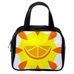 Citrus Cutie Request Orange Limes Yellow Classic Handbags (one Side)