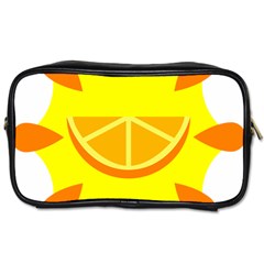 Citrus Cutie Request Orange Limes Yellow Toiletries Bags by Alisyart