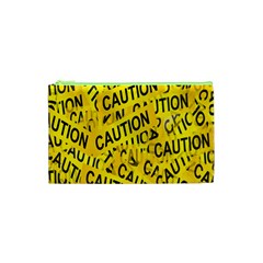 Caution Road Sign Cross Yellow Cosmetic Bag (xs)