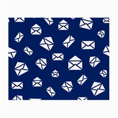 Envelope Letter Sand Blue White Masage Small Glasses Cloth by Alisyart