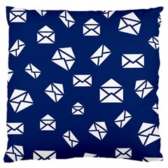 Envelope Letter Sand Blue White Masage Large Cushion Case (one Side) by Alisyart