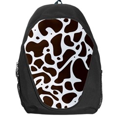 Dalmantion Skin Cow Brown White Backpack Bag