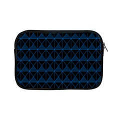 Colored Line Light Triangle Plaid Blue Black Apple Ipad Mini Zipper Cases