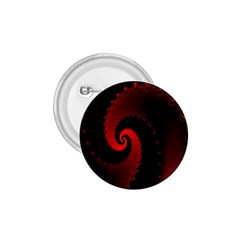 Red Fractal Spiral 1 75  Buttons by Simbadda