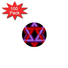 Star Of David 1  Mini Buttons (100 Pack)  by Simbadda