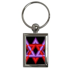 Star Of David Key Chains (rectangle)  by Simbadda