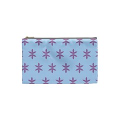 Flower Floral Different Colours Blue Purple Cosmetic Bag (small) 