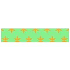 Flower Floral Different Colours Green Orange Flano Scarf (small) by Alisyart