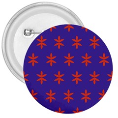 Flower Floral Different Colours Purple Orange 3  Buttons by Alisyart