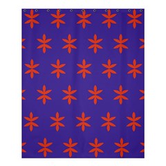 Flower Floral Different Colours Purple Orange Shower Curtain 60  X 72  (medium) 