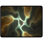 Colorful Fractal Background Fleece Blanket (Large)  80 x60  Blanket Front