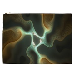 Colorful Fractal Background Cosmetic Bag (xxl)  by Simbadda