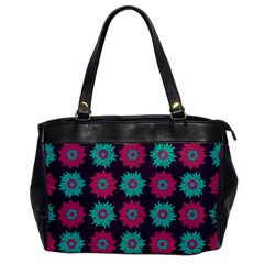 Flower Floral Rose Sunflower Purple Blue Office Handbags