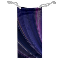 Purple Fractal Jewelry Bag by Simbadda