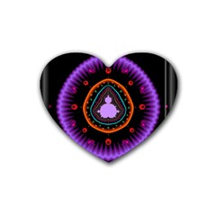 Hypocloid Heart Coaster (4 Pack)  by Simbadda