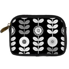 Floral Pattern Seamless Background Digital Camera Cases