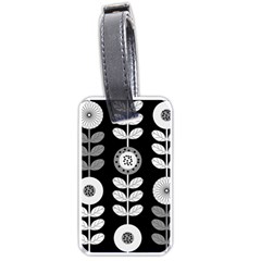 Floral Pattern Seamless Background Luggage Tags (One Side) 