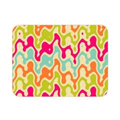 Abstract Pattern Colorful Wallpaper Double Sided Flano Blanket (mini)  by Simbadda