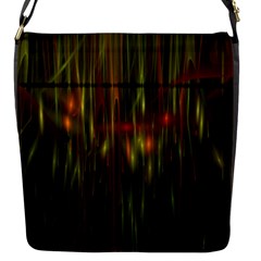 Fractal Rain Flap Messenger Bag (s)