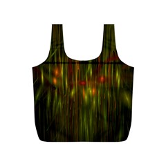 Fractal Rain Full Print Recycle Bags (s)  by Simbadda