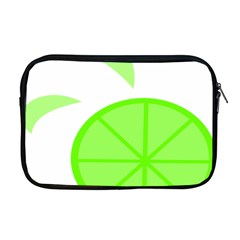 Fruit Lime Green Apple Macbook Pro 17  Zipper Case by Alisyart