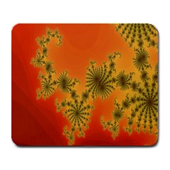 Decorative Fractal Spiral Large Mousepads by Simbadda