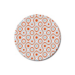 Pattern Background Abstract Rubber Coaster (round) 