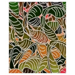 Floral Pattern Background Drawstring Bag (small) by Simbadda