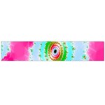 Decorative Fractal Spiral Flano Scarf (Large) Back