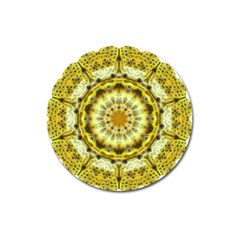 Fractal Flower Magnet 3  (round) by Simbadda