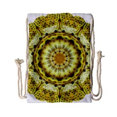Fractal Flower Drawstring Bag (small)