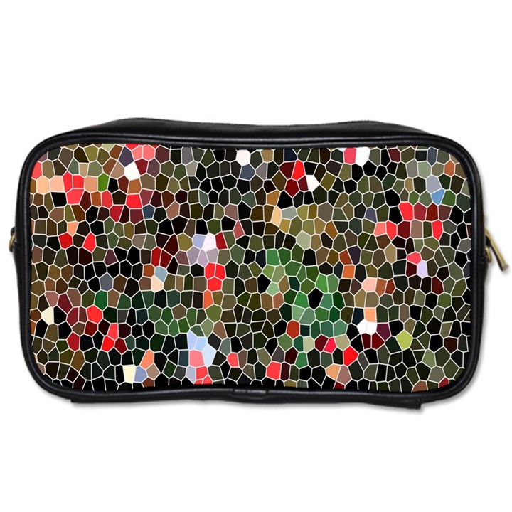 Colorful Abstract Background Toiletries Bags