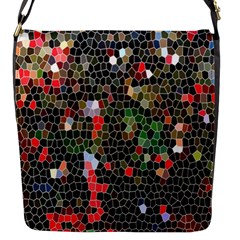 Colorful Abstract Background Flap Messenger Bag (s) by Simbadda