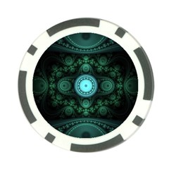 Grand Julian Fractal Poker Chip Card Guard